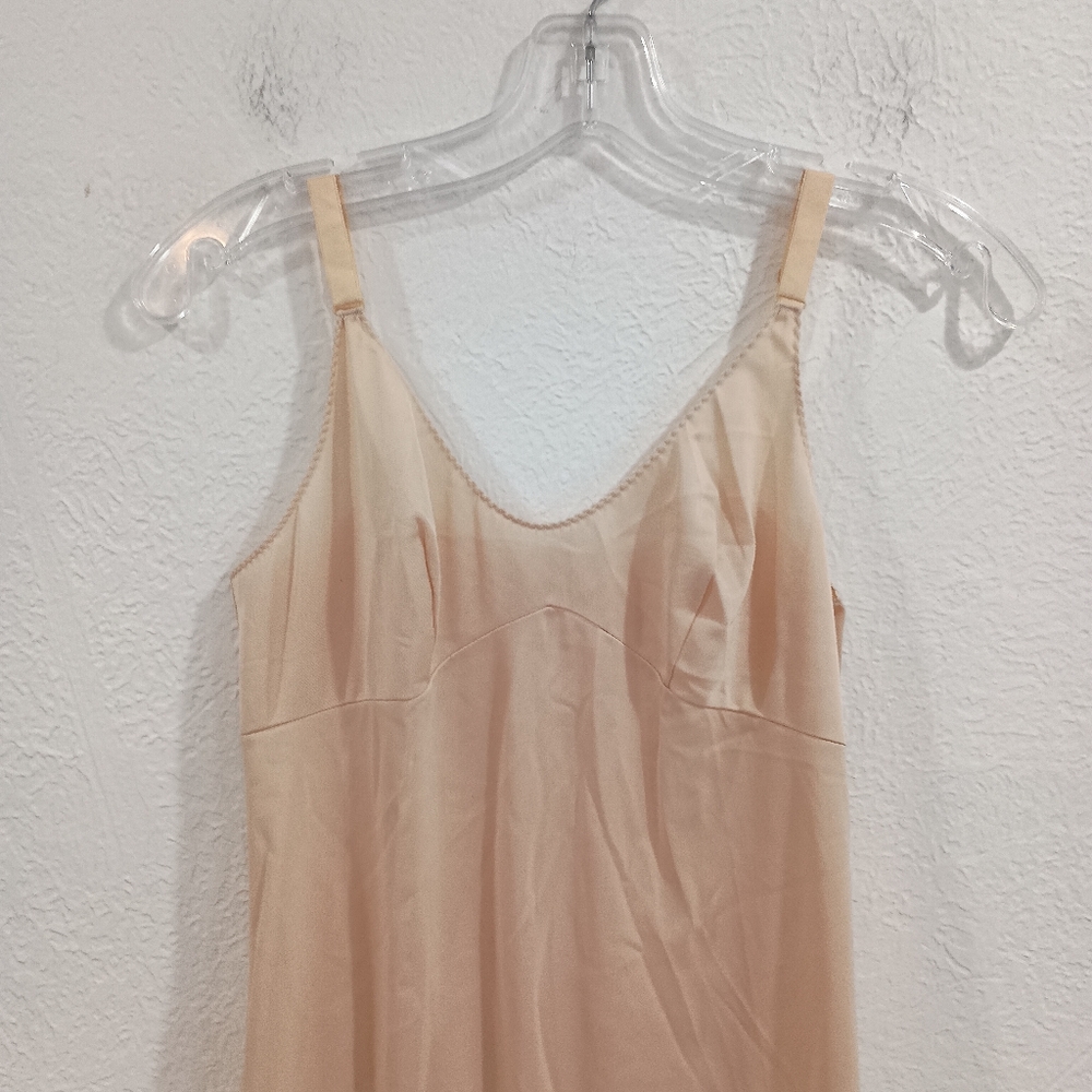 Vtg Sears The Doesn't Slip Anti Cling Maxi Slip - Picture 5 of 8